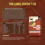 7 - MuscleBlaze High Protein Oats,  400 g  Blue Tokai Cafe Mocha