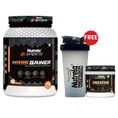 Nutrela Sports Patanjali Mass Gainer,  2.2 lb  French Vanilla 