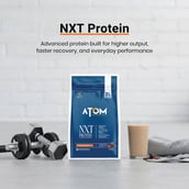 4 - AS-IT-IS Nutrition ATOM NXT Protein - Yeast Protein with DigeZyme, 1.1 lb Double Rich chocolate