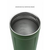 4 - MuscleBlaze ARC Steel shaker series,  Combat Olive  600 ml