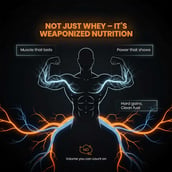 10 - AS-IT-IS Nutrition ATOM Nitro Whey with Creatine, 2.2 lb Kesar Kulfi