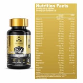 10 - One Science Nitra Whey Tiger Combo Pack, 4 lb Cookies and Cream with Daily Multivitamin 60 Capsules