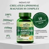 10 - Vlado's Himalayan Organics Liposomal Magnesium Complex 28000mg, Natural 60 tablets