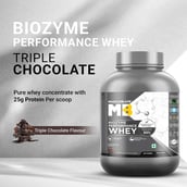 8 - MuscleBlaze Biozyme Performance Whey, 4.4 lb Triple Chocolate