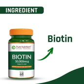 5 - Pure Nutrition Biotin 10000 mcg, 60 tablet(s) Unflavoured