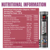 Potencia Calcium + Magnesium Effervescent, 15 tablet(s) Toffee Apple (Pack of 6)