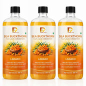 1 - PRIME VITA Sea Buckthorn Juice,  Unflavoured (Pack of 3)  300 ml 