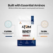 1 - AS-IT-IS Nutrition ATOM Whey Protein XL, 2.2 lb Double Rich Chocolate