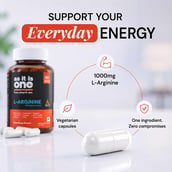 6 - AS-IT-IS Nutrition One L Arginine 1000mg, 60 capsules