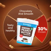 9 - Myfitness by brnd.me Dark Chocolate Peanut Butter, 1 kg Smooth