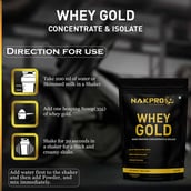 5 - Nakpro Whey Gold Protein Concentrate,  2.2 lb  Vanilla 