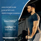 6 - Nakpro Impact Whey Protein, 2.2 lb Chocolate