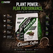 6 - Getmymettle Vegpro Plant Protein, 2.2 lb Classic Coffee