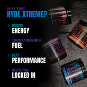 4 - ProSupps Hyde Xtreme, 0.48 lb Blue Razz Blitz