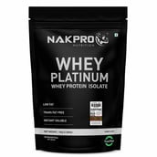 1 - Nakpro Whey Platinum Whey Protein Isolate,  2.2 lb  Coffee 