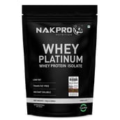 1 - Nakpro Whey Platinum Whey Protein Isolate, 2.2 lb Malai Kulfi