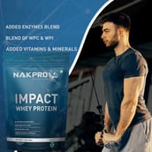 6 - Nakpro Impact Whey Protein, 2.2 lb Coffee (Pack of 2)