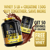 9 - One Science 100% Premium Whey Protein,  5 lb  Chocolate Charge - with Free 150g Creatine 