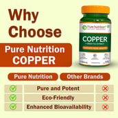 6 - Pure Nutrition Copper, 120 veggie capsule(s)