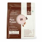 1 - Happy Cultures Tastiest Plant Protein,  1.11 lb  Real Ghana Cocoa with Almond Chunks 