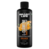 1 - BeastLife L-Carnitine with Vitamin B5 Liquid 3300mg, 450 ml Orange