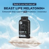 3 - BeastLife Melatonin+, 60 capsules Unflavoured