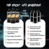 8 - BeastLife L-Carnitine with Vitamin B5 Liquid 3300mg, 450 ml Orange