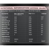 BeastLife L-Carnitine with Vitamin B5 Liquid 3300mg, 450 ml Litchi