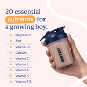 6 - Supermilk Gritzo Growth for Boy 7-12 years, 335 g Double Chocolate (Pouch)