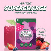 3 - Gritzo Supercharge Hydration Drink Mix,  15 Piece(s)/Pack  Berry Blast