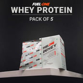 2 - Fuel One Whey Protein Powder,  0.44 lb  Rich Chocolate (Pack of 5)