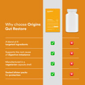 8 - Origins Nutra Gut Restore (Pack of 3), 28 veggie capsule(s)