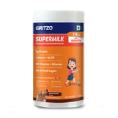 11 - Supermilk Gritzo Growth for Girl 7 to 9 years, 400 g Double Chocolate