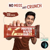 3 - MuscleBlaze Protein Wafer, 1 bar(s) Coffee