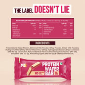 5 - MuscleBlaze Protein Wafer, 10 bar(s) Strawberry