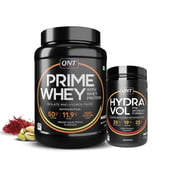 1 - QNT Prime Whey 2.2 lb Kesar Kaju Pista with Hydra Vol Pre Workout Combo, 0.88 lb Fruit Punch