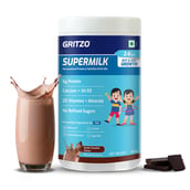1 - Supermilk Gritzo Growth for Boy/Girl 2-6 years, 400 g Double Chocolate