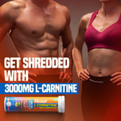 4 - Fast & Up L Carnitine 3000mg Effervescent,  10 tablet(s)  Lemon (Pack of 2) 