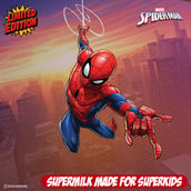 2 - Supermilk Gritzo Growth+ for Boy 13+ years, 400 g Double Chocolate (Spiderman)