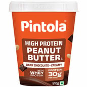 1 - Pintola High Protein Peanut Butter, 0.510 kg Dark Chocolate Creamy