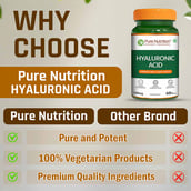 5 - Pure Nutrition Hyaluronic Acid,  Unflavoured  60 veggie capsule(s) 