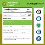 2 - Vitaminhaat ECA High-Potency Performance Blend,  60 capsules  Unflavoured 