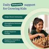 7 - Gritzo Supermilk Immunity Kit,  400 g  Chocolate for Girl 7-9 Yrs with Gummies