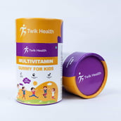 4 - Twik Health Kids Multivitamin,  60 gummies  Orange 