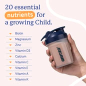 5 - Supermilk Gritzo Weight + for Boy 13+ Yrs Personalized Protein & Nutrition Drink Mix,  400 g  Double Chocolate