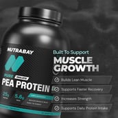 4 - Nutrabay Pure Pea Protein Isolate, 4.4 lb Unflavoured