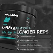 4 - Nutrabay Pure 100% L-Arginine Amino Acid, 0.55 lb