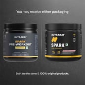 2 - Nutrabay Gold Spark Pre-Workout Energy, 0.55 lb Fruit Punch