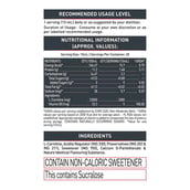 2 - MuscleBlaze Liquid Carnitine PRO - Triple Strength Formula (Old MRP),  450 ml  Lemon Lime 