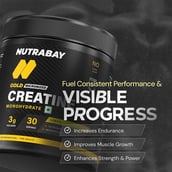 4 - Nutrabay Gold Micronised Creatine Monohydrate, Lemon 0.26 lb
